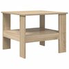 vidaXL Salontafel Sonoma Eiken 57 x 55 x 45 cm Bewerkt hout