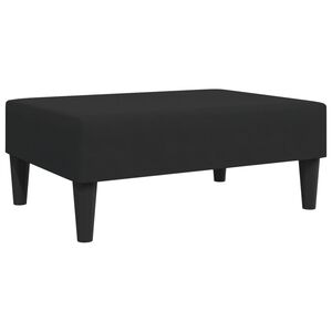 vidaXL Voetenbank 77x55x31 cm fluweel zwart