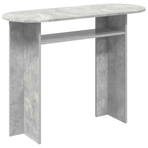 vidaXL Wandtafel met opslag Betongrijs 100 x 39,5 x 75 cm Bewerkt hout