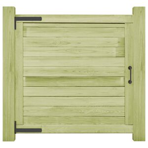 vidaXL Poort 100x100 cm ge&iuml;mpregneerd grenenhout