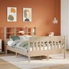 vidaXL Bedframe zonder matras massief grenenhout 140x190 cm