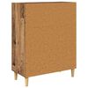 vidaXL Dressoir met lade Oud hout 34 x 69.5 x 90 cm Bewerkt hout