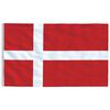 vidaXL Vlag Denemarken 90x150 cm