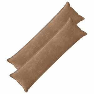 vidaXL Kussensloop 2 pcs HOUTEN Bruin 40 x 145 cm Chenille Stof