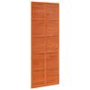 vidaXL Schuifdeur Wasbruin 80 x 208 cm Massief grenenhout
