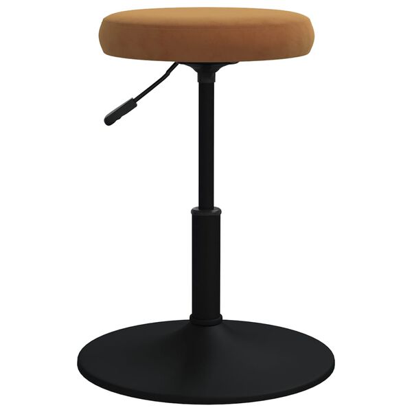 vidaXL Eetkamerstoelen 2 st fluweel bruin