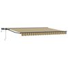 vidaXL Handmatige Luifelhouder met LED's 5 x 3 m