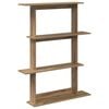 vidaXL Wandplank Artisanaal eiken 100 x 20 x 126 cm Bewerkt hout