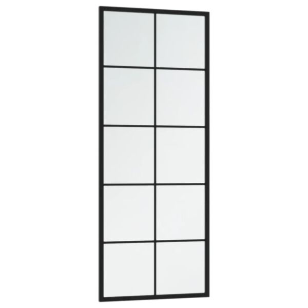 vidaXL Wandspiegels 2 st 100x40 cm metaal zwart