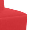 vidaXL Modulaire Bankeenheid Armlos 2 pcs Rood 55 x 74 x 82 cm