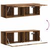 vidaXL TV Wandkast Set Wandgemonteerd 6 pcs Oud Hout