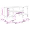 vidaXL Tv-meubel 102x35x45,5 cm bewerkt hout grijs sonoma eikenkleurig