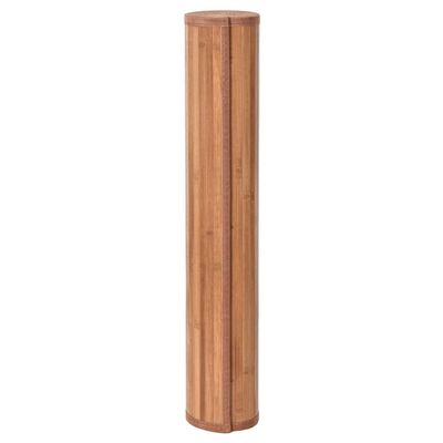 vidaXL Vloerkleed rechthoekig 100x1000 cm bamboe naturel