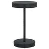 vidaXL Tuintafel 60,5x106 cm poly rattan zwart