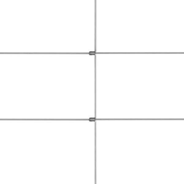 vidaXL Hek 50x1,6 m gegalvaniseerd staal zilverkleurig