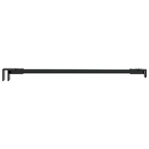vidaXL Stabilisatiestang douchewand 47,5 cm voor 68/ mm glas Zwart