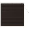 vidaXL Jaloezie Donkerbruin 125 x 130 cm 35 mm Massief Paulowniahout