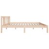 vidaXL Bedframe massief hout 135x190 cm Double