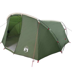 vidaXL Tunnel Tent 4-Person 4-persoons Groen en Wit