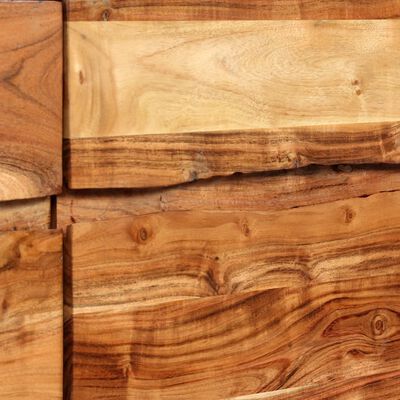 vidaXL Dressoir met bewerkte deuren 160x40x75 cm massief hout