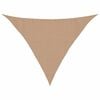 vidaXL Zonnezeil 160 g/m&sup2; 3,5x3,5x4,9 m HDPE taupe
