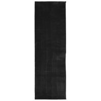 vidaXL Vloerkleed HUARTE laagpolig zacht wasbaar 80x250 cm zwart