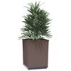 vidaXL Plantenbakken 2 st 30x30x37 cm polypropeen bruin