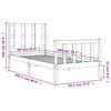 vidaXL Bedframe zonder matras massief grenenhout 90x200 cm