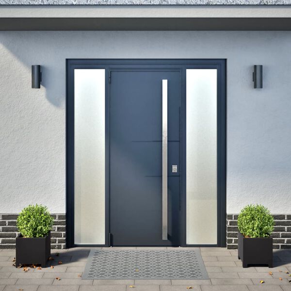 vidaXL Plantenbakken 2 st 30x30x30 cm staal zwart