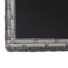 vidaXL Tuintafel 80x80x74 cm poly rattan grijs
