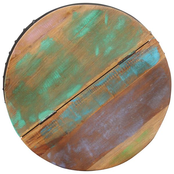 vidaXL Salontafel 53x43 cm massief gerecycled hout