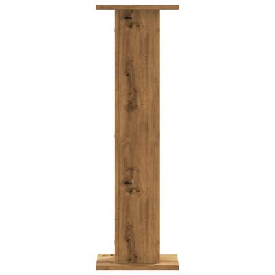 vidaXL Plantenstandaards 2 st 30x30x95 cm hout artisanaal eiken