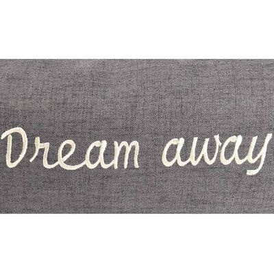 FLAMINGO Hondenkussen met rits Dream Away 100x70 cm grijs