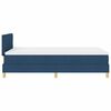 vidaXL Boxspringbed met kussen met hoofdeinde Blauw 120 x 200 cm Stof