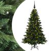 vidaXL Kunstkerstboom met kerstbal 120 cm 150 LED's Warmwit