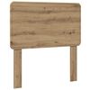 vidaXL Hoofdbord Artisan Eiken Bewerkt hout