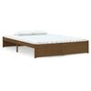 vidaXL Bedframe massief hout honingbruin 140x190 cm