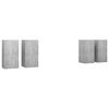 vidaXL Tv-meubelen 4 st 30,5x30x60 cm bewerkt hout betongrijs