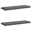 vidaXL 2-delige Bankkussens SOEST 2 st 100% Polyester Grijs