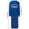 vidaXL Robe KINN Marineblauw XXL Katoen
