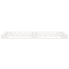 vidaXL Bedframe massief grenenhout wit 90x190 cm