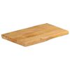 vidaXL Tafelblad met natuurlijke rand 60x40x2,5 cm massief mangohout