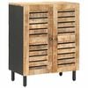 vidaXL Opslagkasten 60 x 33 x 75 cm Massief Mango Hout Naturel