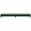 vidaXL Boxspring zonder matras fluweel donkergroen 120x220 cm