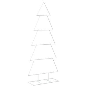 vidaXL Metalen kerstboom met standaard KUOPIO 150 cm Staal Wit