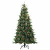 vidaXL Kunstmatige Inklapbare Kerstboom Groen 240 cm PE en PVC