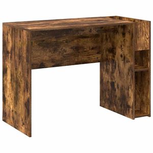 vidaXL Bureau Gerookt eiken Bewerkt hout 109 x 50 x 78 cm
