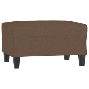 vidaXL Voetenbank 70x55x41 cm stof bruin