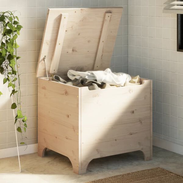 vidaXL Opbergbox met deksel RANA 60x49x54 cm massief grenenhout