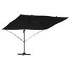 vidaXL Parasol Zwart 351 x 250 x 260 cm Polyester en Aluminium